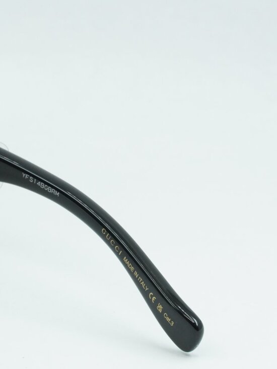 Gucci GG0900S 001 Aviator Sunglasses - Black\\Grey main image 7